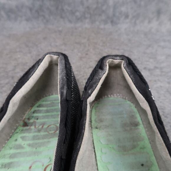 Keds Shoes Womens 8 Slip On Flats Glimmer Boat Moc Casual Classic Black Loafer - Picture 12 of 13